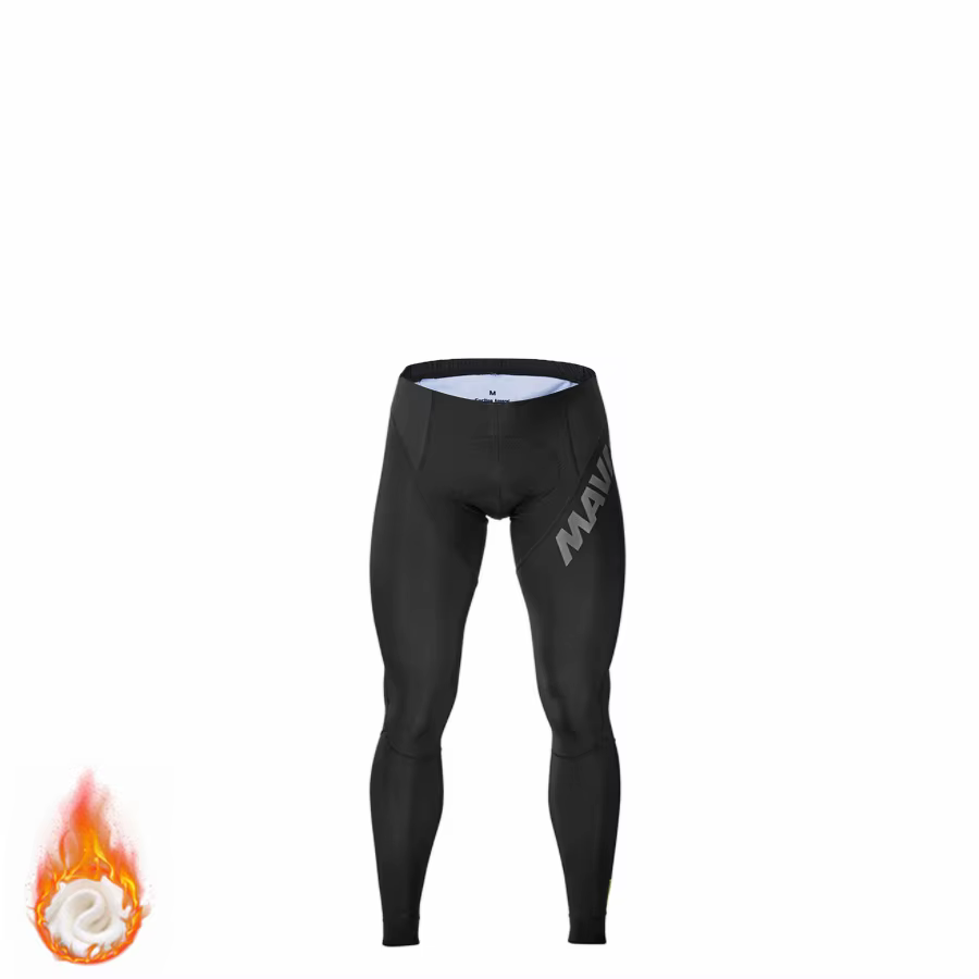 Nouveau 2024 chaud hiver thermique polaire cyclisme longs vélo bavoir pantalon 19D Gel Pad vélo bavoir collants vtt hommes Ropa Ciclismo