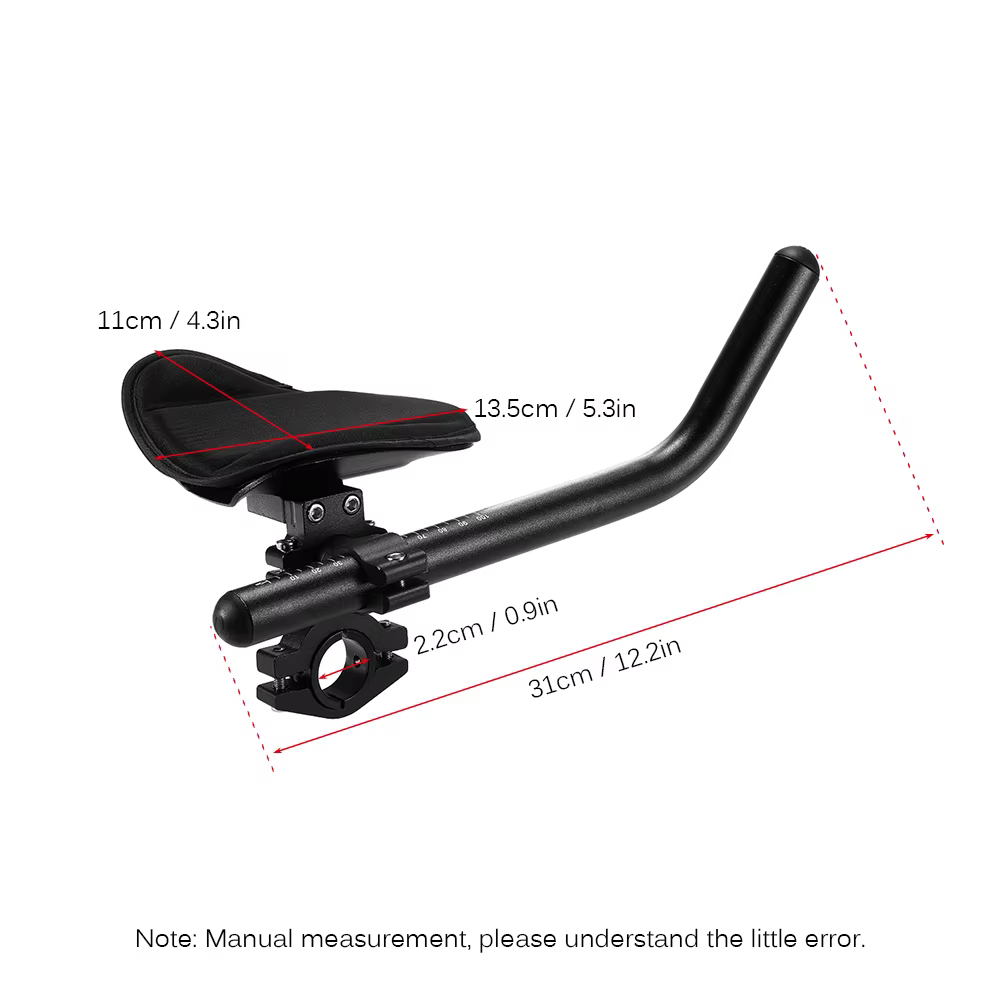 Barre de repose-bras aérodynamique pour vélo de route, VTT et triathlon