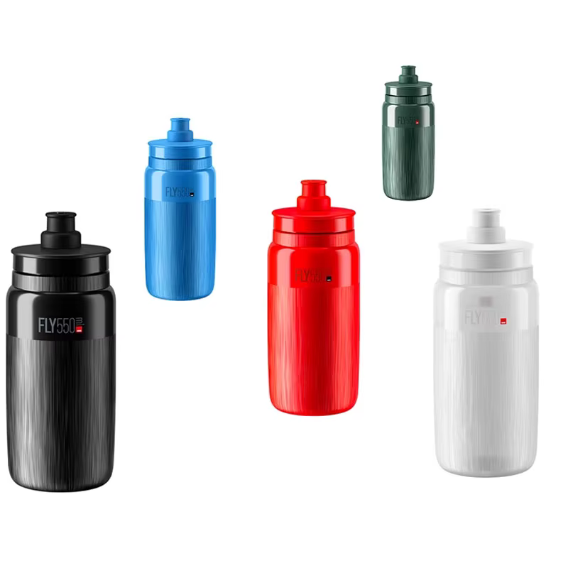 Bouteille d'eau de cyclisme Elite 550ml 750ml