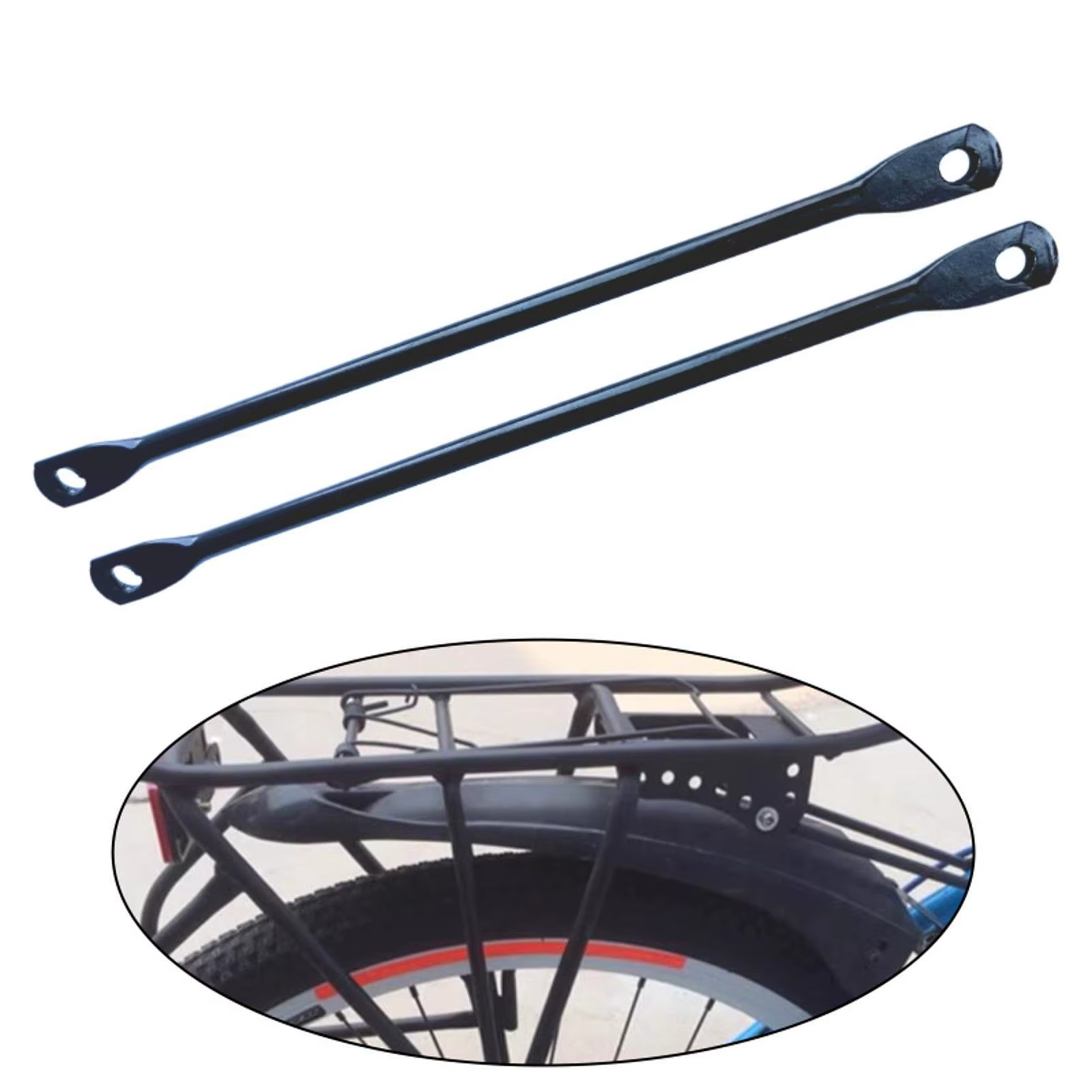 2x porte-bagages tige de Support arrière