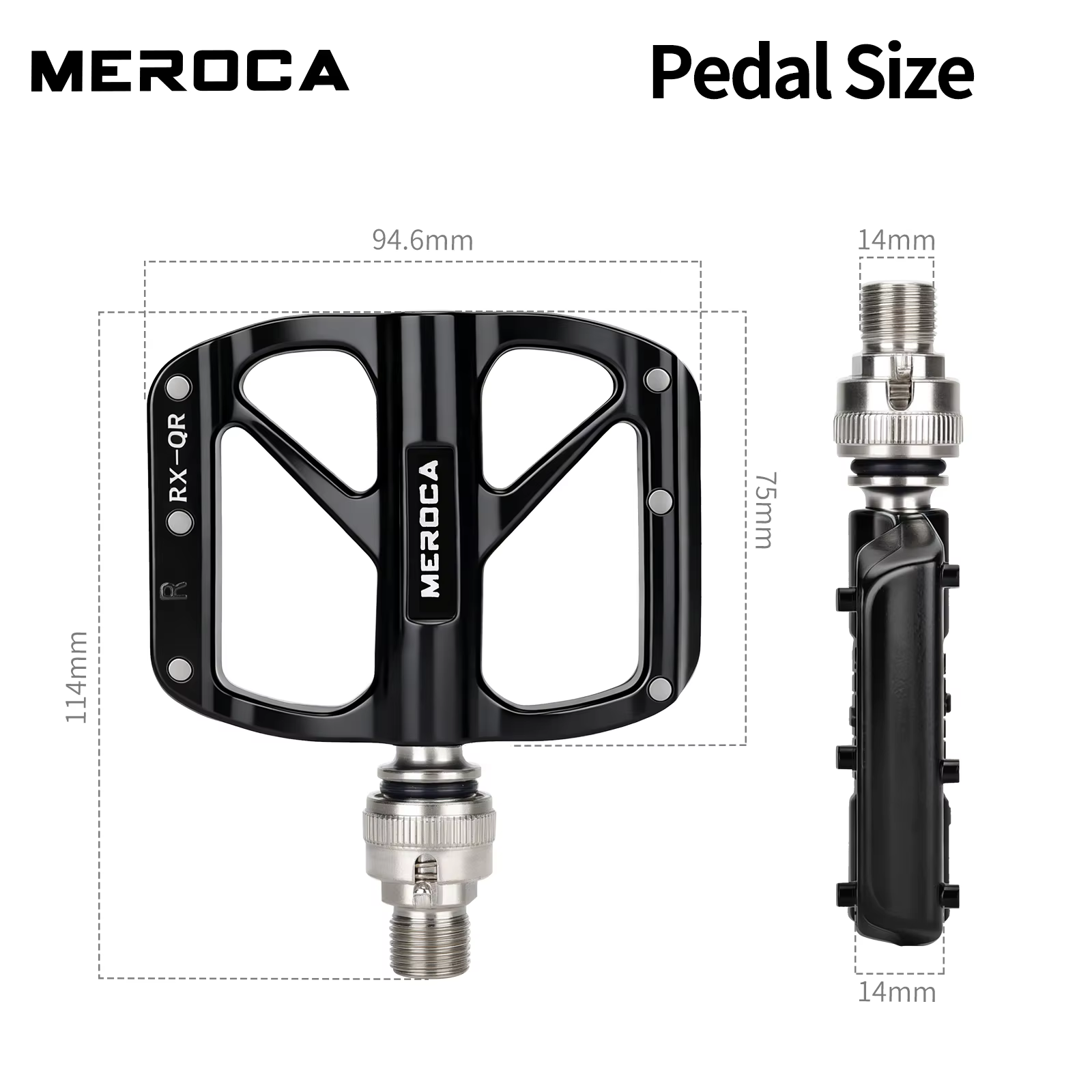 Pédales de vélo à dégagement rapide MEROCA