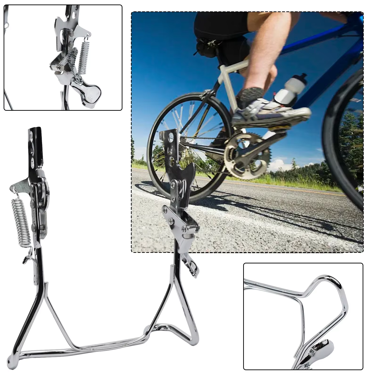 Béquille arrière universelle pour vélos électriques