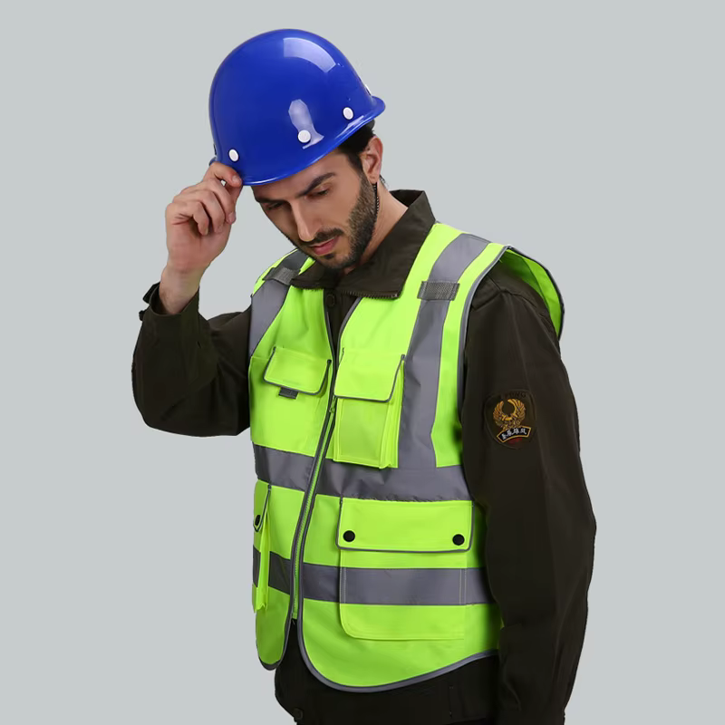 Gilets de sécurité orange avec logo imprimé, gilets de sécurité, nouveauté