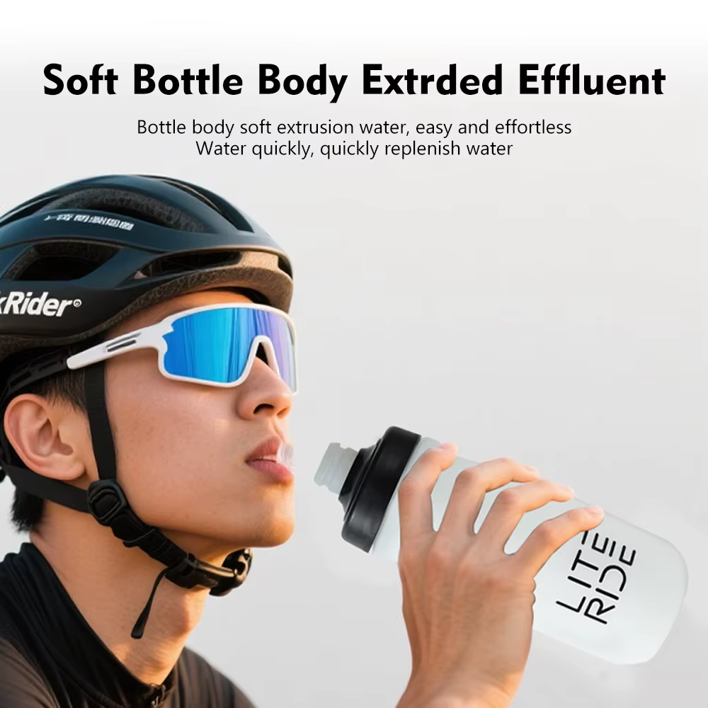 LITERIDE bouteille d'eau de vélo 610/710ML PP tasse de sport bouilloire de cyclisme Camping en plein air randonnée