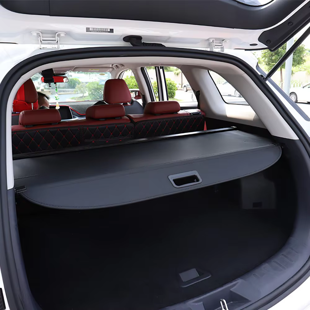 Couverture de coffre pour Hyundai Santa Fe TM, 2019, 2020, Stores Escalage Bagages, Rideau de coffre arrière, Sécurité, Blindage, Ombre, Accessoires