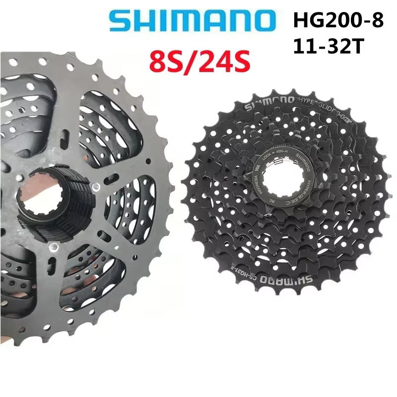 SHIMANO Tourney HG200 7s 12-28T/12-32T 8s 12-32T 9s 11-32/34T Cassette CS-HG200-7/8/9 pour vélo de montagne Original