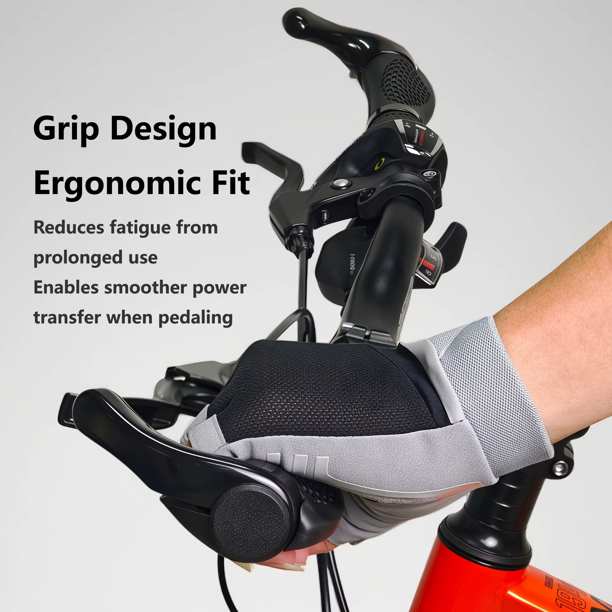 Poignées ergonomiques coordonnantes pour guidon de vélo