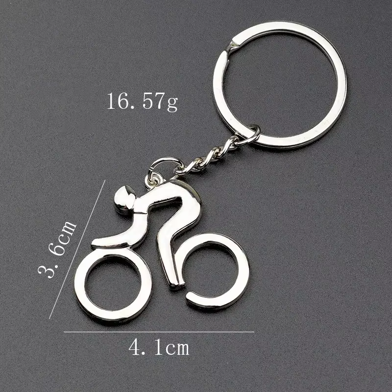 Porte-clés de vélo rétro Vintage en métal