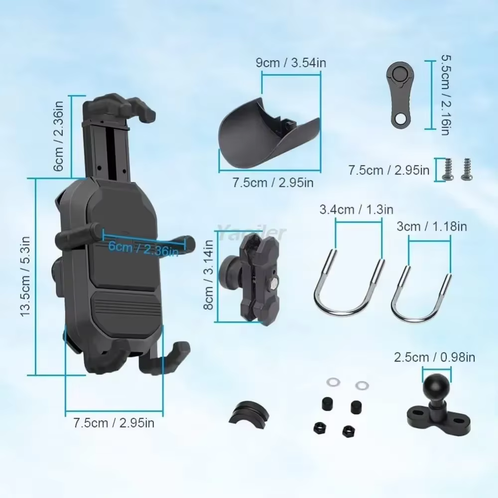 Support de téléphone pour moto et vélo