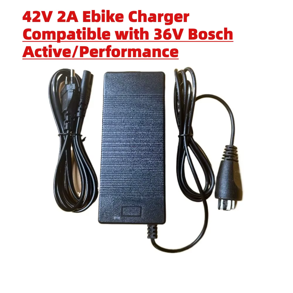 Chargeur de vélo électrique 42V 2A compatible avec la batterie