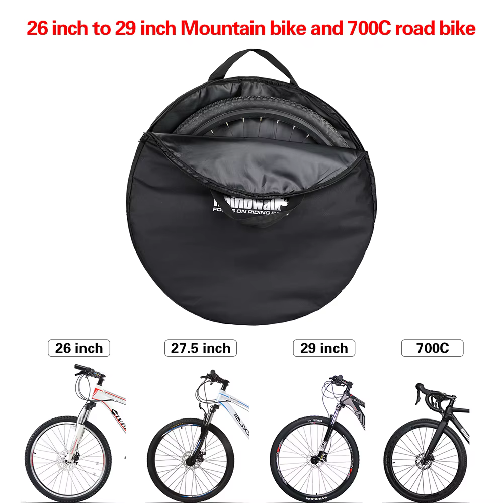 Bal inowalk-Sac de roue de vélo rembourré pour vélo de route 700c