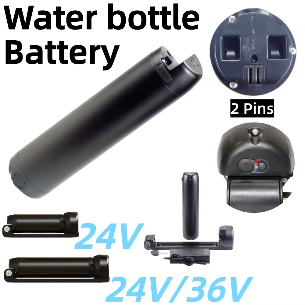 Reention bouteille d'eau Ebike batterie Tube vers le bas