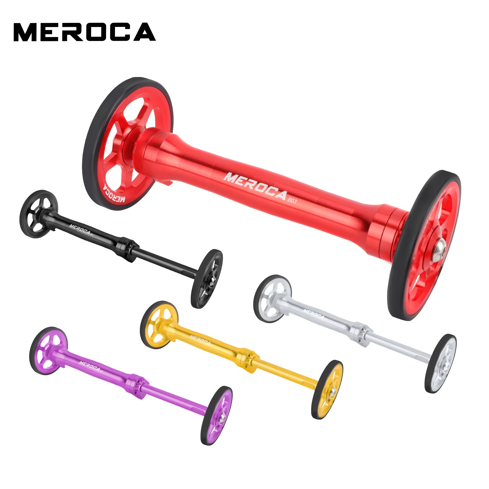 MEROCA – tige d'extension de roue facile pour vélo pliant