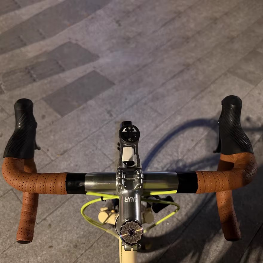 Tige de guidon de vélo de route en alliage d'aluminium