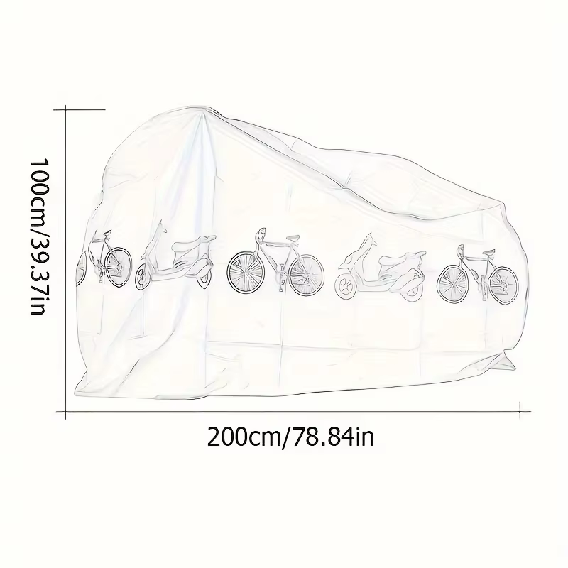 Housse de vélo étanche pour le rangement extérieur