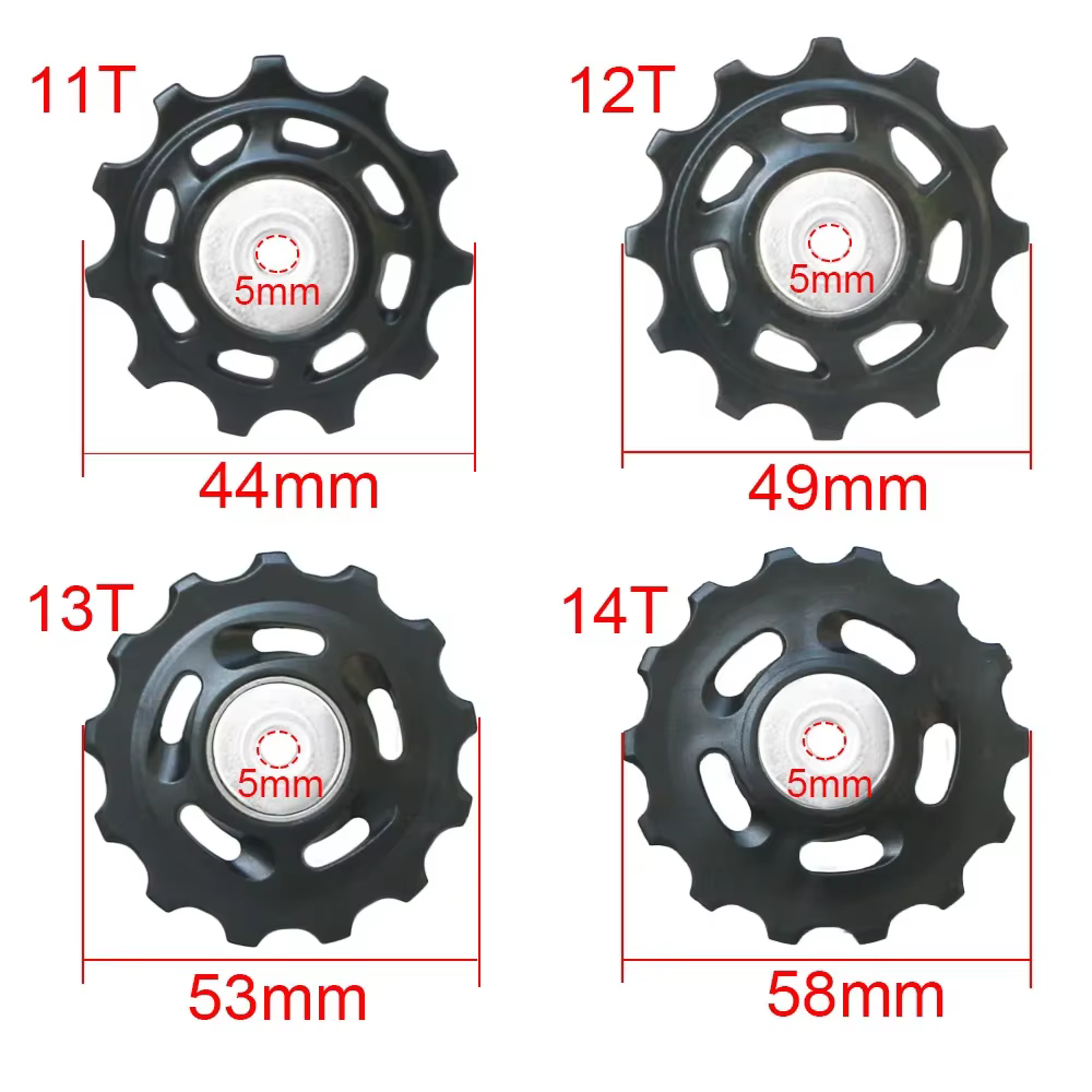 11T 12T 13T 14T roulement vtt vélo roue de guidage arrière