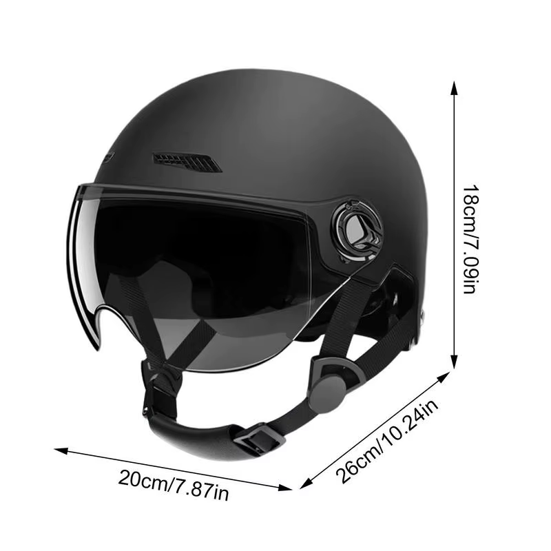 Casque de moto Style Jet casques de vélo pour hommes femmes adulte