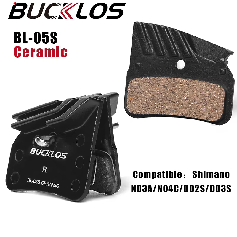 BUCKKubBicycle-Plaquettes de frein en céramique durable pour vélo de route et VTT, plaquettes de freins à dissipation thermique pour VTT, N03A, N04C, N02S, N03S