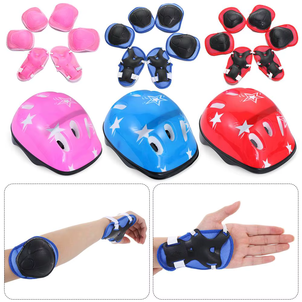 Ensemble d'équipement de protection de vélo pour enfants