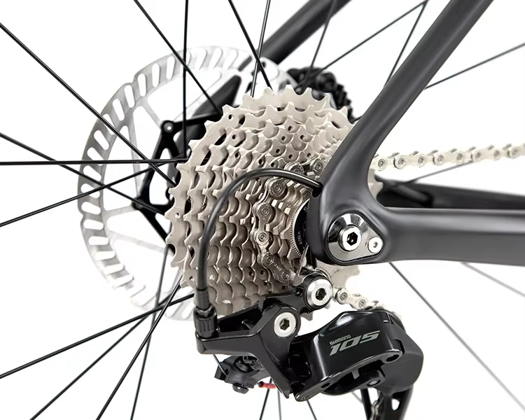 Vélo de route en fibre de carbone TWITTER GraveL V3pro 105/R7120-24S avec frein à disque hydraulique 700c*40C T1000