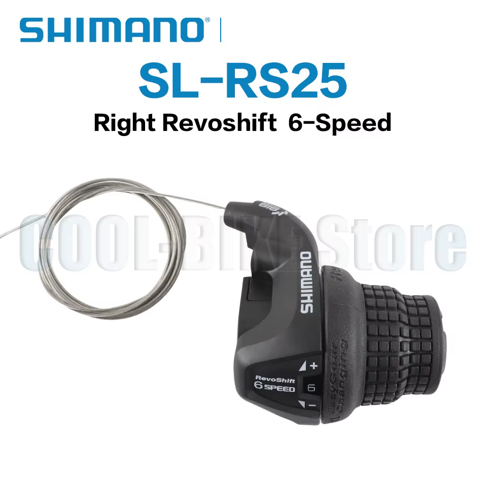 Levier de vitesses Shimano Tourney SL RS25 Revoshift pour vélo