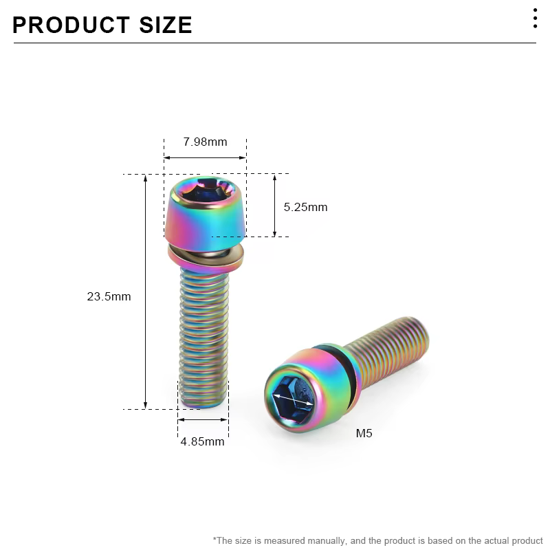 Vis de guidon de vélo M5 x 18MM