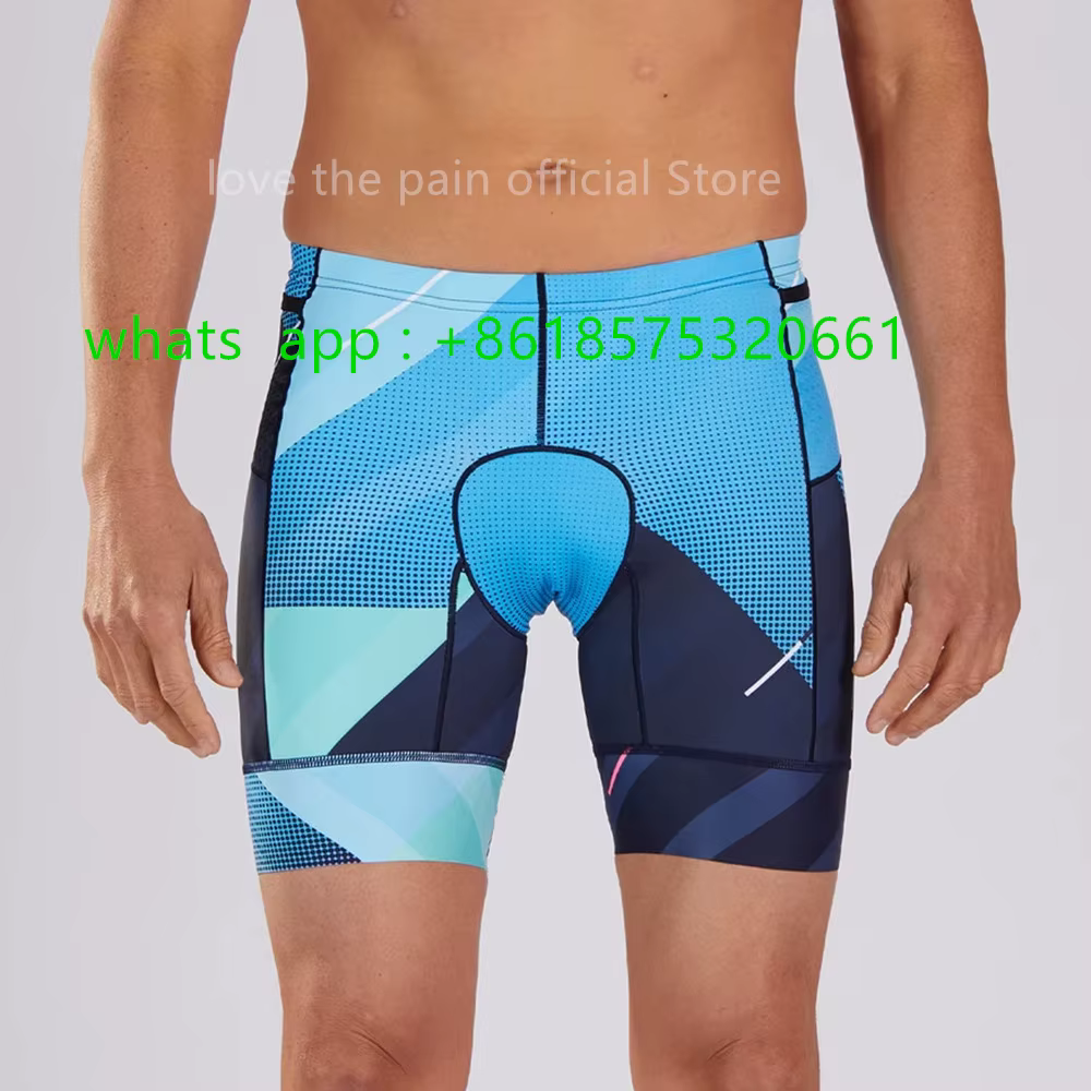 Zootekoi-Short de cyclisme sans bretelles pour homme