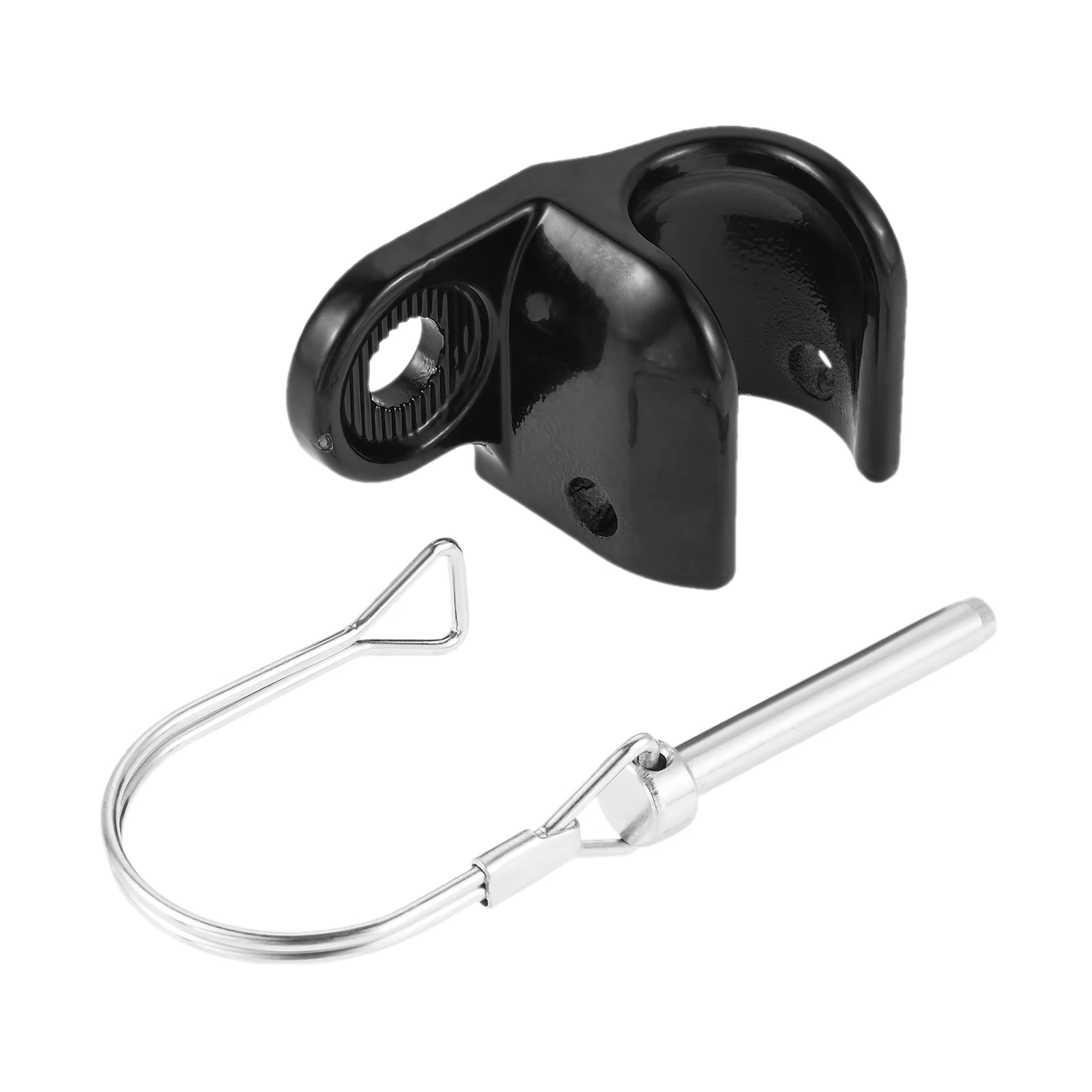 Attelage de remorque de vélo noir adapté au