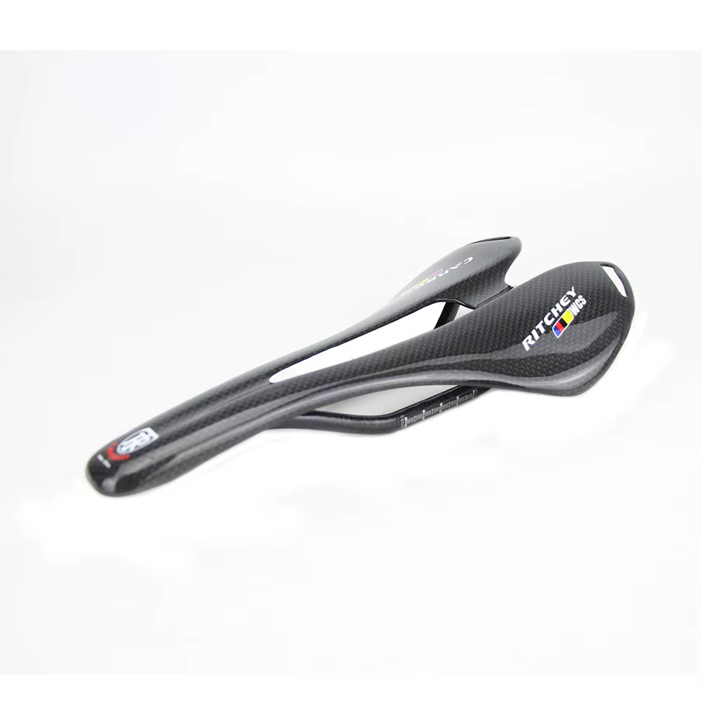 Ritchey WCS Logo autocollant coussin vélo de montagne/route 3K brillant entièrement en Fiber de carbone selle pièces