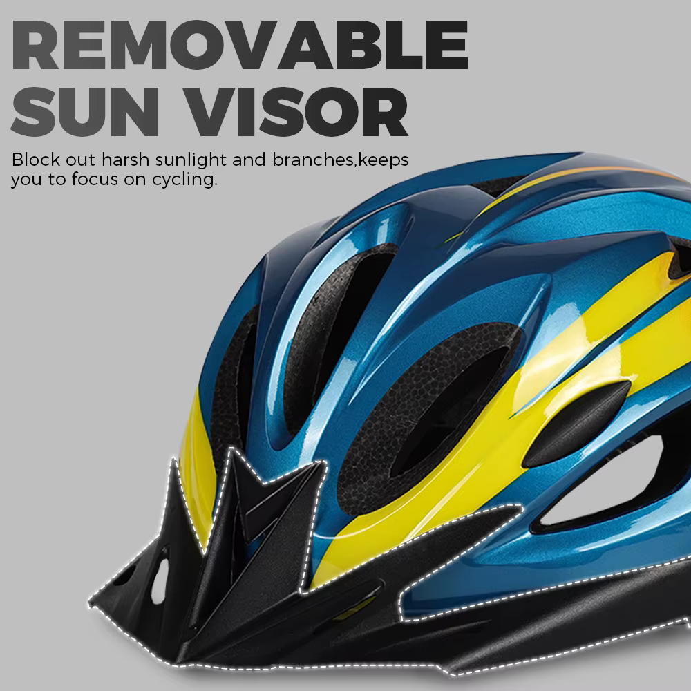 VICTGOAL adultes casque de vélo visière LED feu arrière hommes femmes
