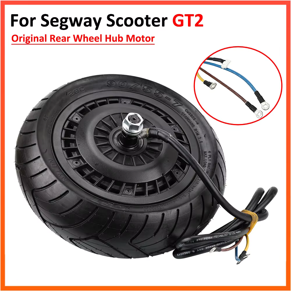 Moteur de moyeu de roue avant ou arrière 1500W pour trottinette électrique Segway GT2 – Pièces de rechange pour jante