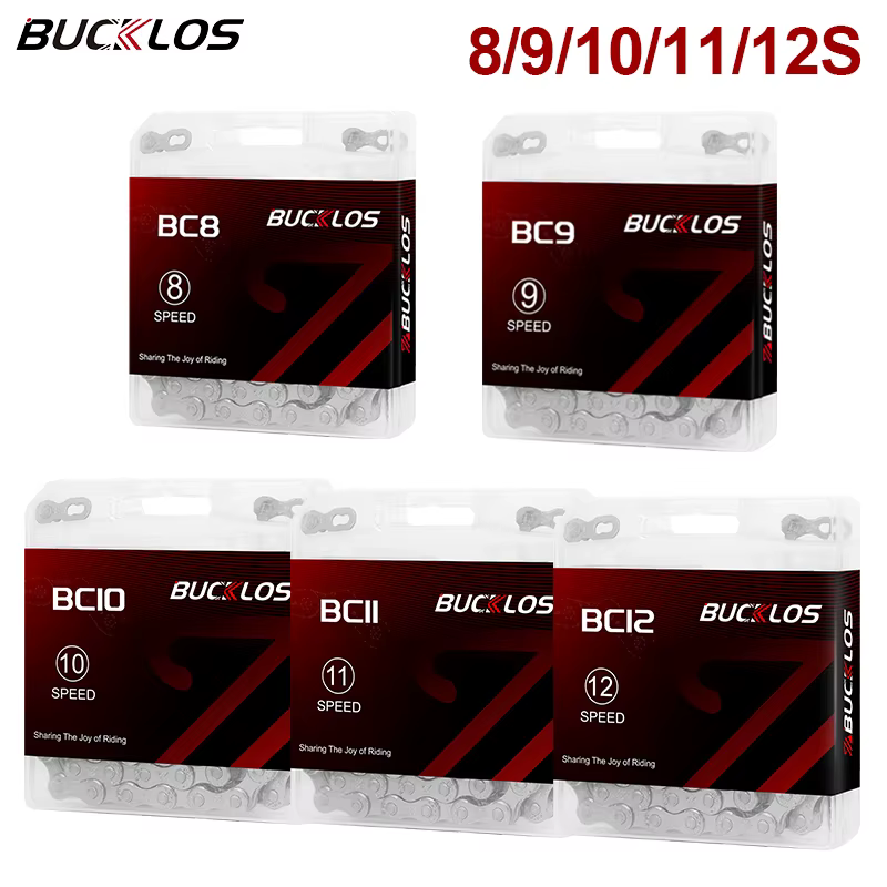 BUCKLOS vtt chaînes de vélo 8 9 10 11 12S vitesse ultraléger montagne route