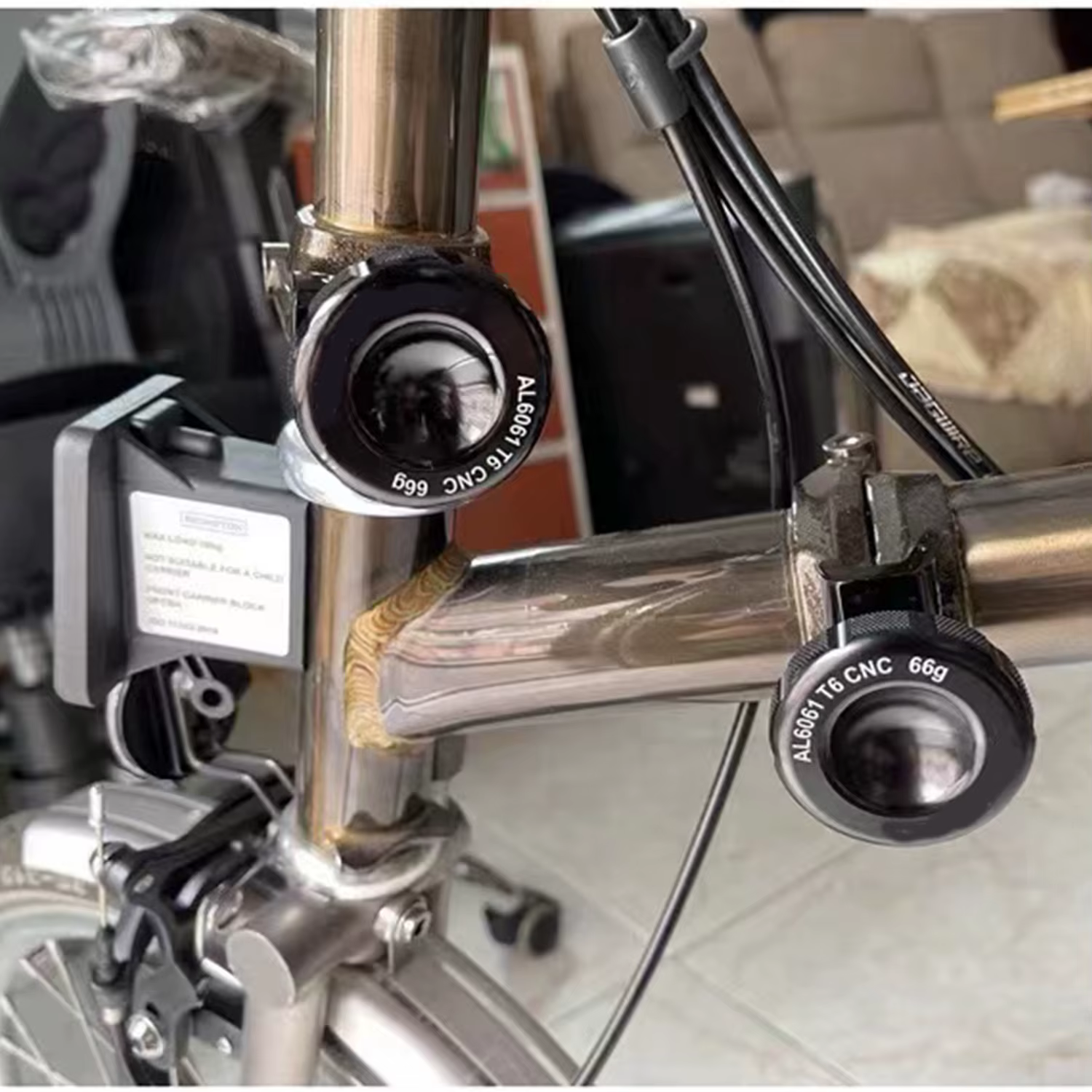Kit de fixation de charnière pour vélo pliant Brompton