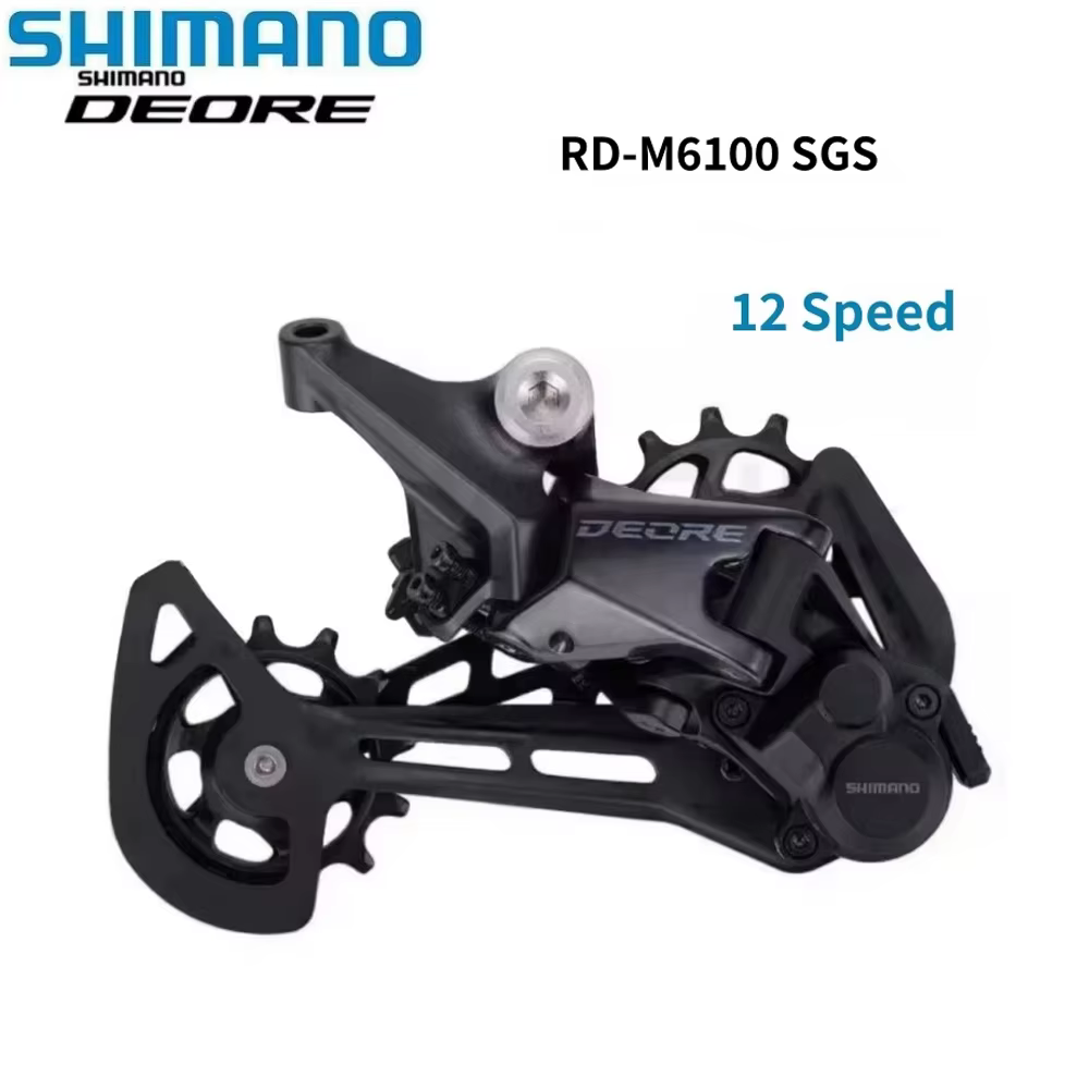 SHIMANO DEORE M6100 dérailleur arrière 12 vitesses vtt pour VTT RD-M6100-SGS pièces d'équitation accessoires de vélo originaux