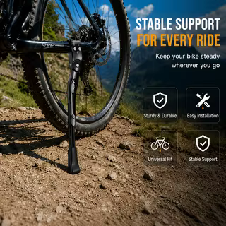 Béquille latérale de vélo durable