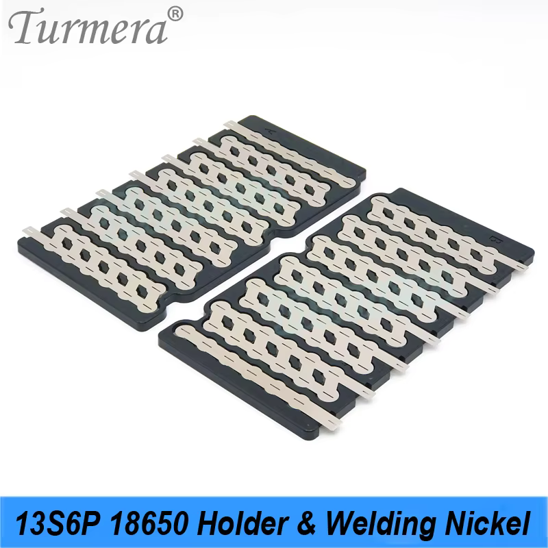 Turmera 13S 48V 52V boîtier de batterie de vélo électrique 13S6P 18650 support avec soudage Nickel 30A BMS pour