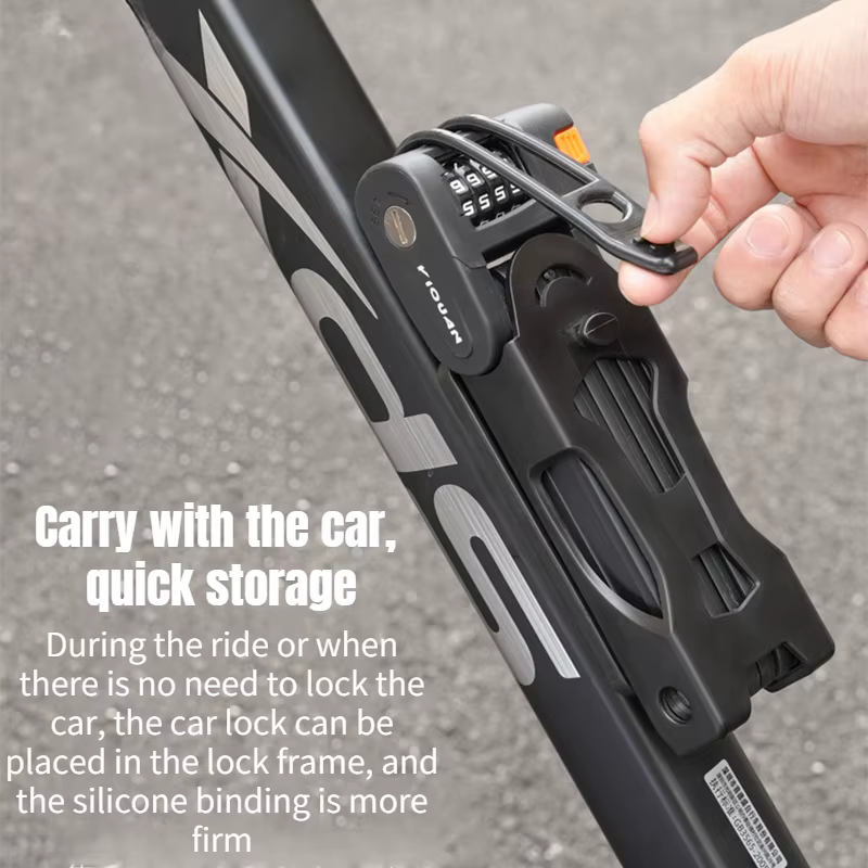 Serrure pliante Portable pour vélo de route et de montagne