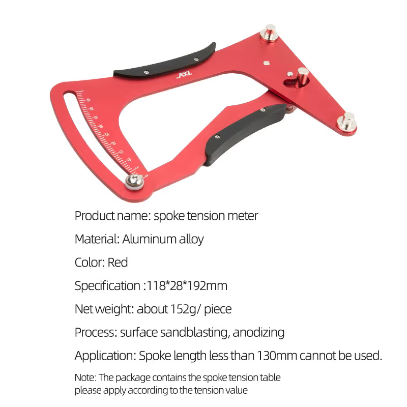Compteur de Tension de rayons de vélo pour roue de jante de vélo vtt