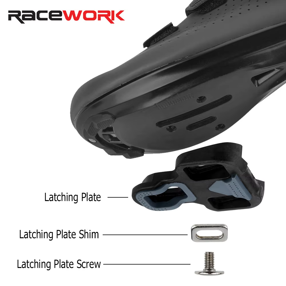 Pédales de vélo de route RACEWORK en Fiber de carbone/Nylon avec roulement en céramique