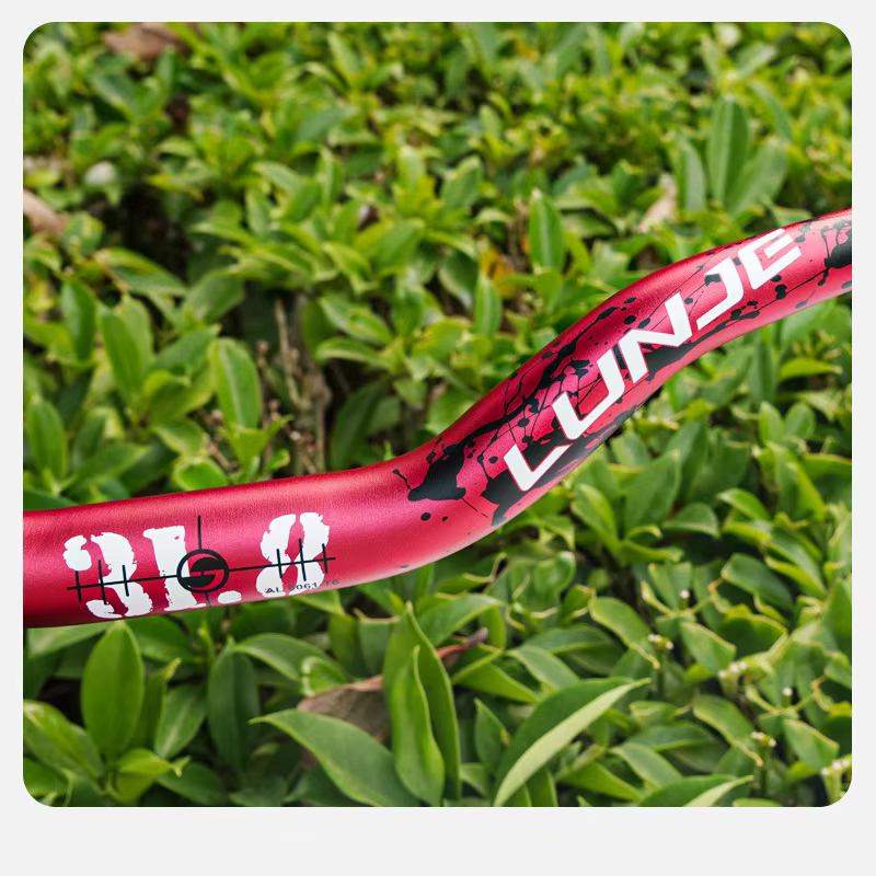 Guidon de VTT pour descente XC/AM tout-terrain, longueur 720/780 mm, hauteur de montée 50 mm, grand angle, violet, noir, rouge