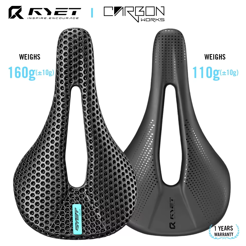 RYET vélo selle en carbone 3D