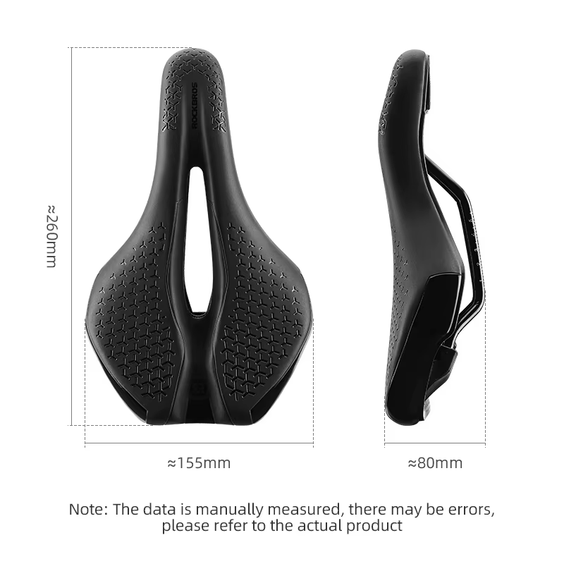 Selle de vélo respirante creuse
