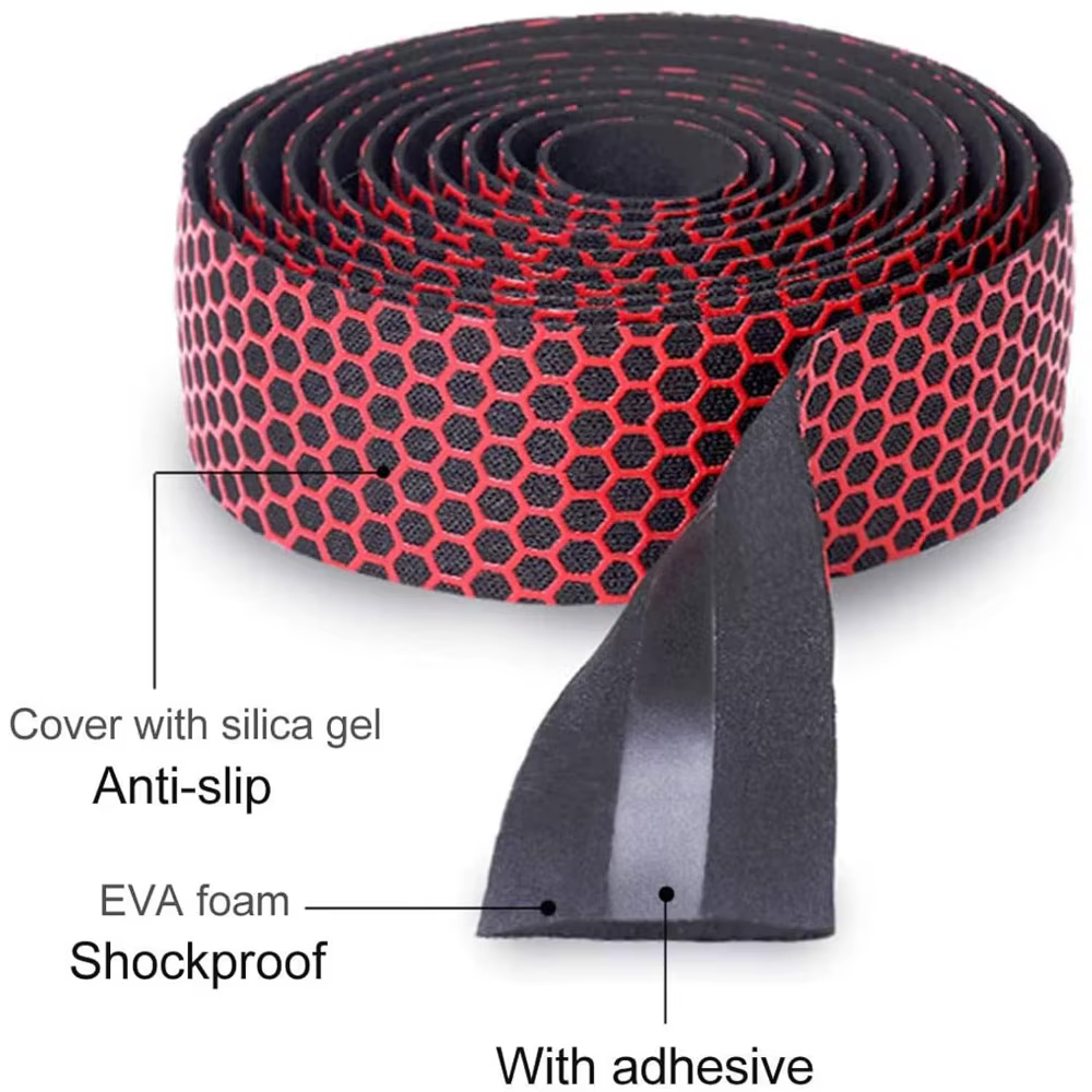 Guidoline Velo Route EVA bande de guidon avec embout anti-dérapant confortable