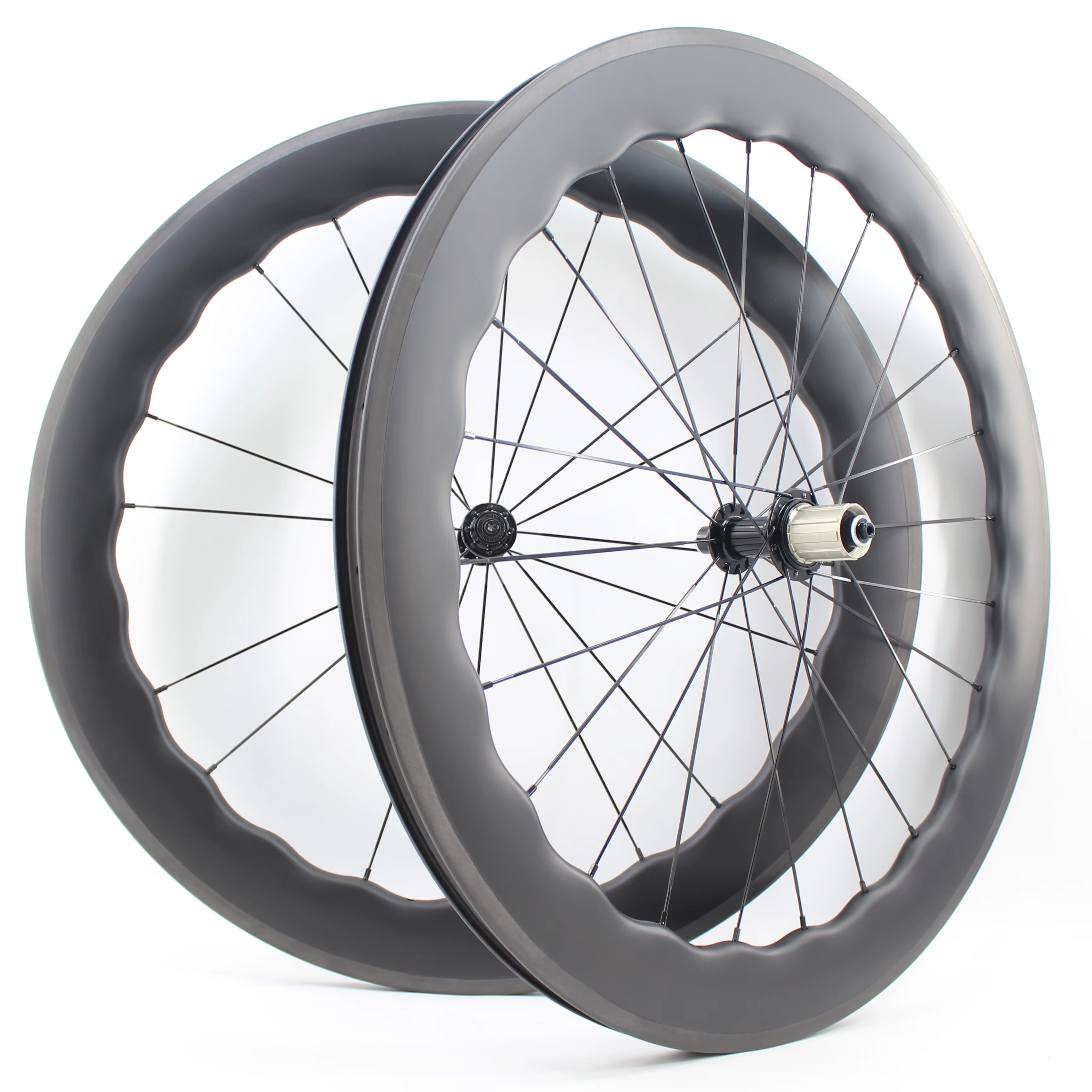 Le plus récent jeu de roues de vélo de route 700C UD entièrement en Fiber de carbone