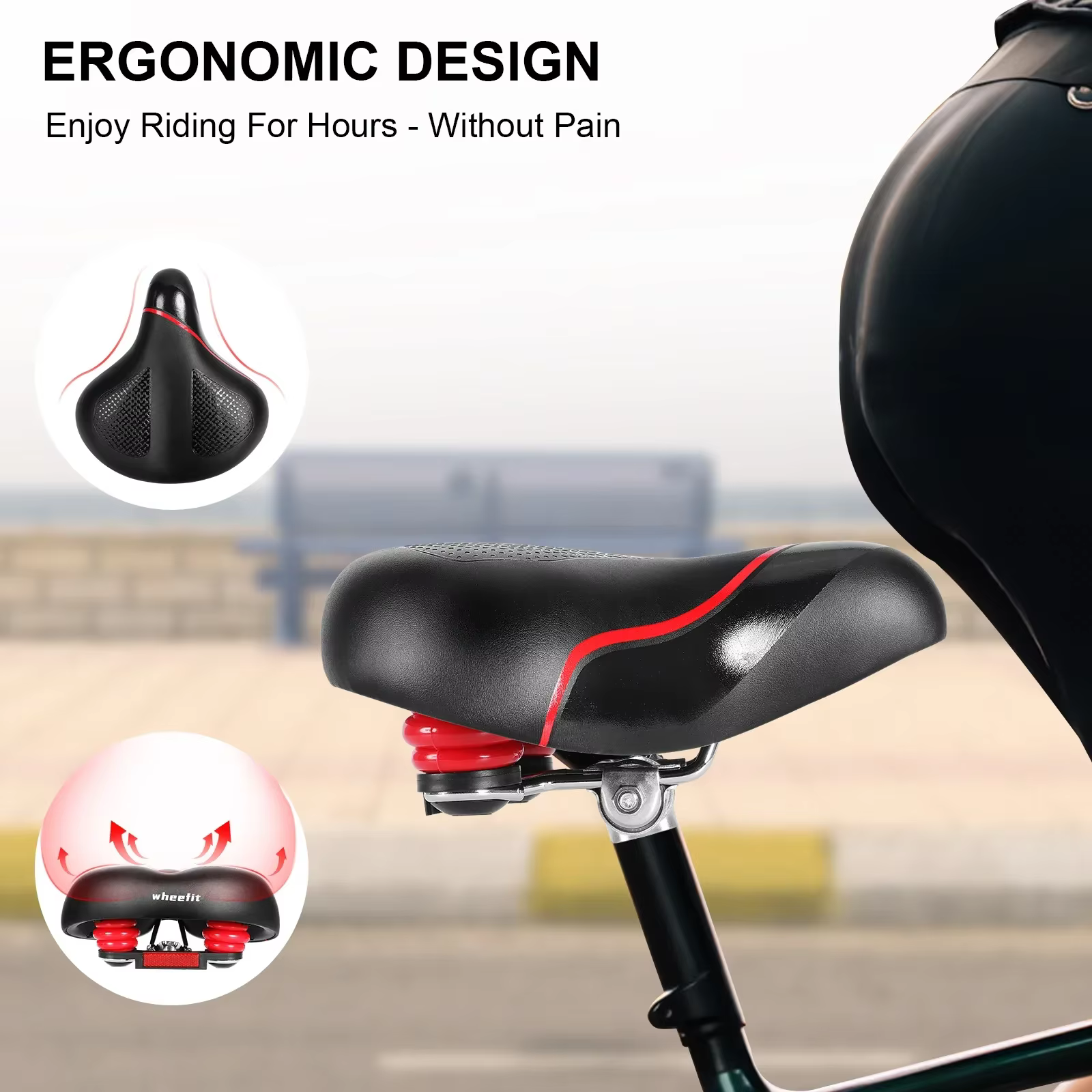 Siège de vélo confortable