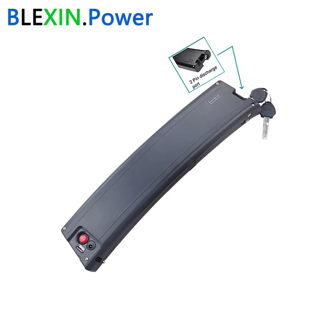 Batterie de vélo électrique cachée Scimitar incurvée 36V 7.8Ah 9Ah 10.5Ah