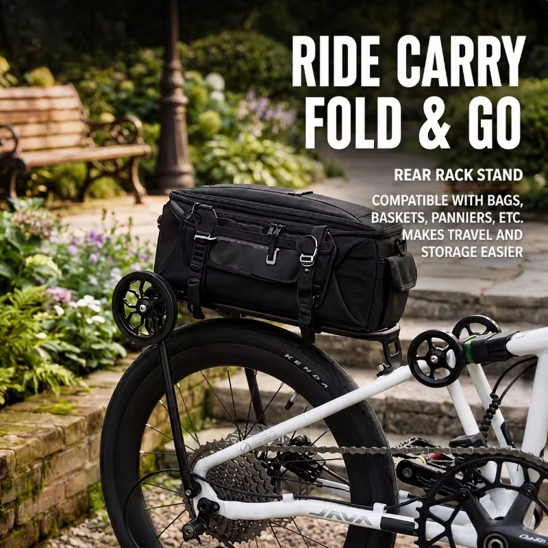 Porte-bagages arrière en alliage d'aluminium pour vélo pliant Brompton JAVA NEO