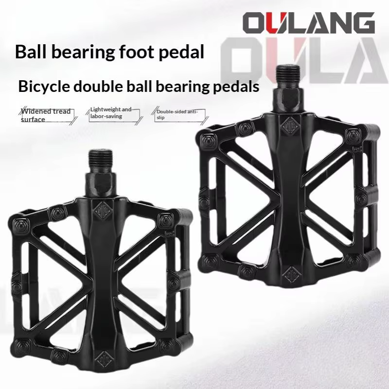 Nouvelles pédales de vélo à double roulement en alliage d'aluminium