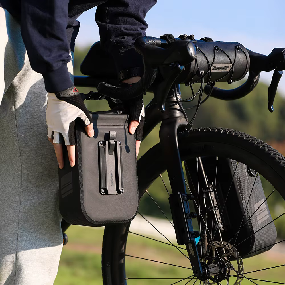 Bal inowalk-Sac de vélo étanche pour fourche à dégagement rapide, sacoche avant pour scooter électrique, accessoires de vélo, 4-6L