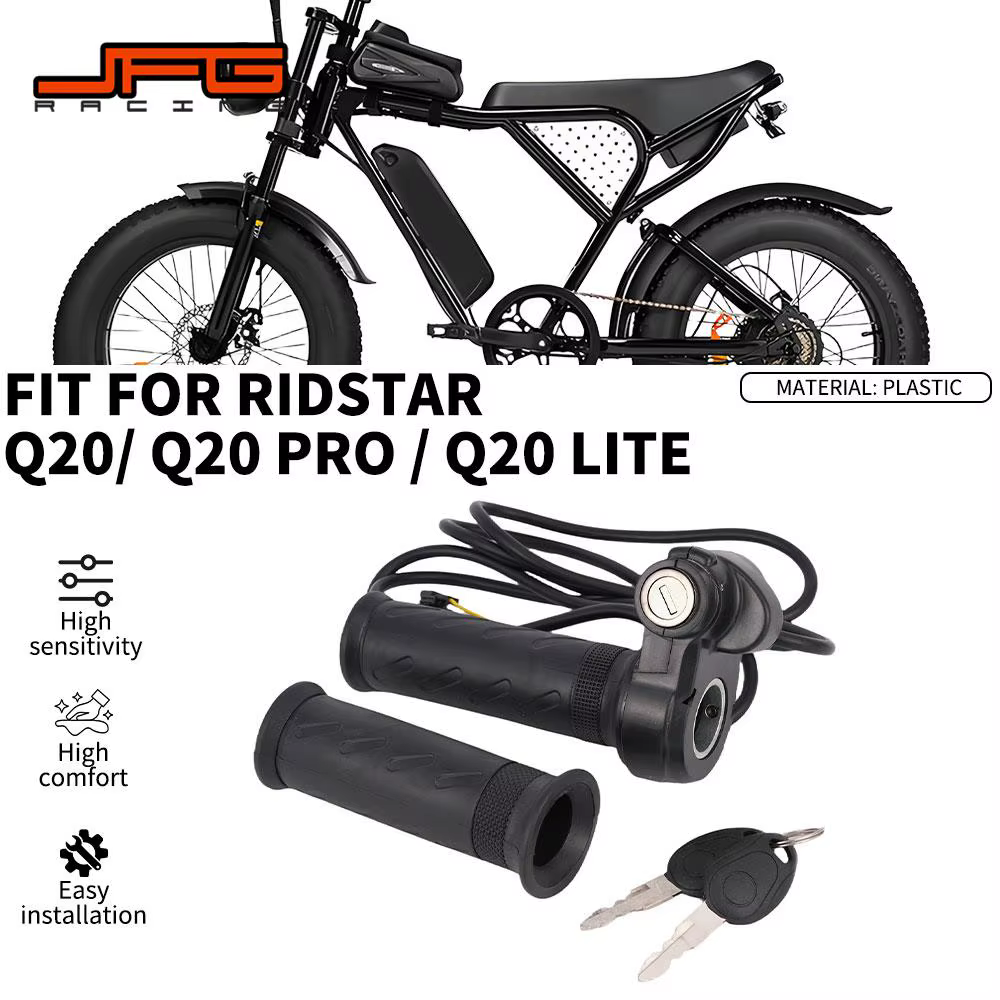 Poignée d'accélérateur à torsion complète pour vélo électrique Ridestar Q20